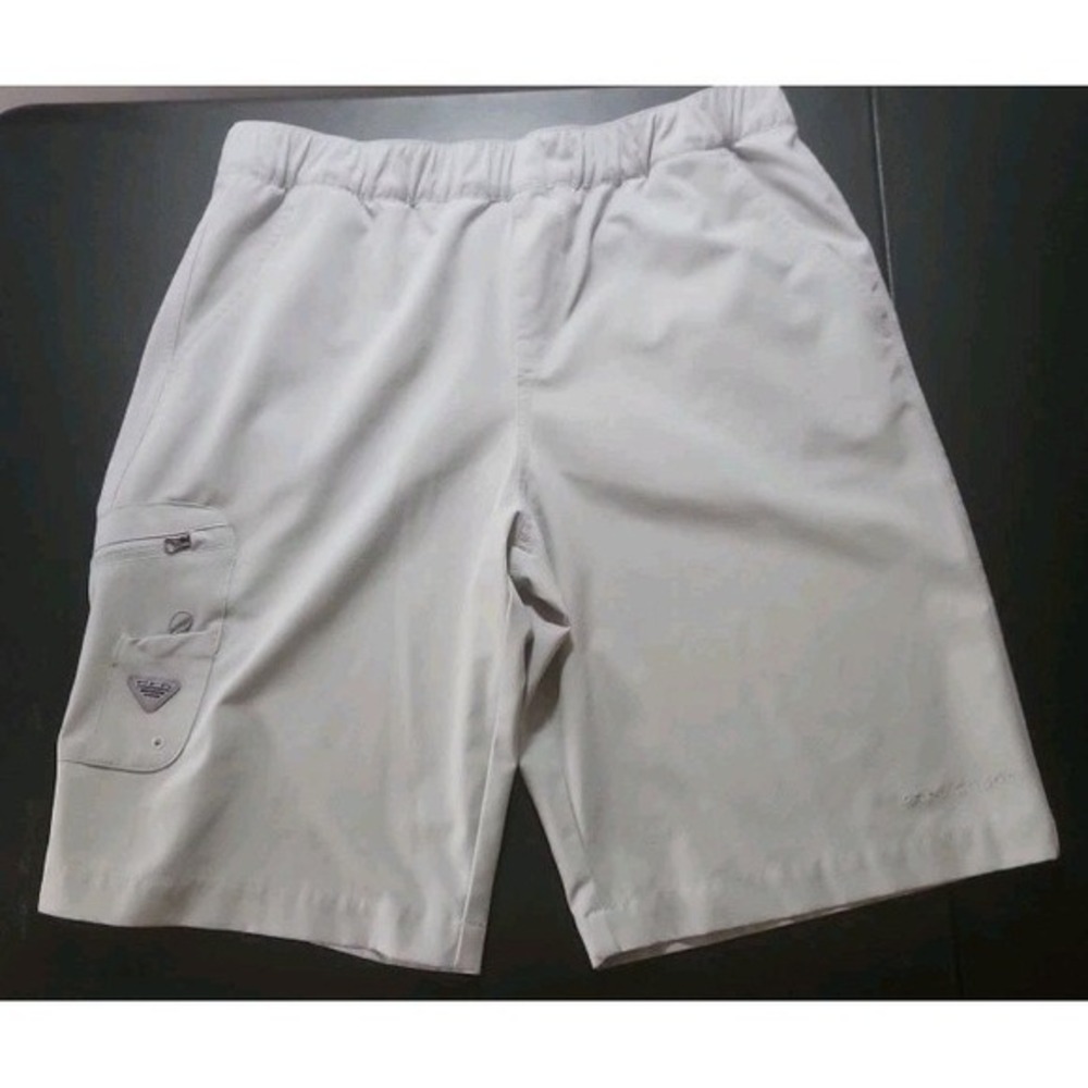 Boys Grey Cargo Columbia‎ Shorts 18-20 XLarge Omni Shade